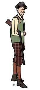 Tenue de chasse avec Barbour Quilted Waistcoat