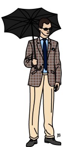 Tenue des Borders pour une mi saison automnale.