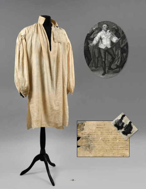 stiff collar chemise de louis XVI